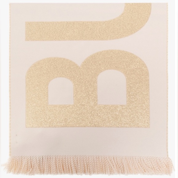 BURBERRY Scarf with glitter thread - Picture 2 of 7